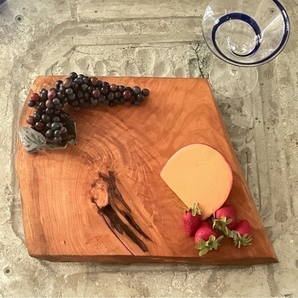 Handmade Charcuterie Snacking Cheese Board OOAK Cherry Party Host Gift